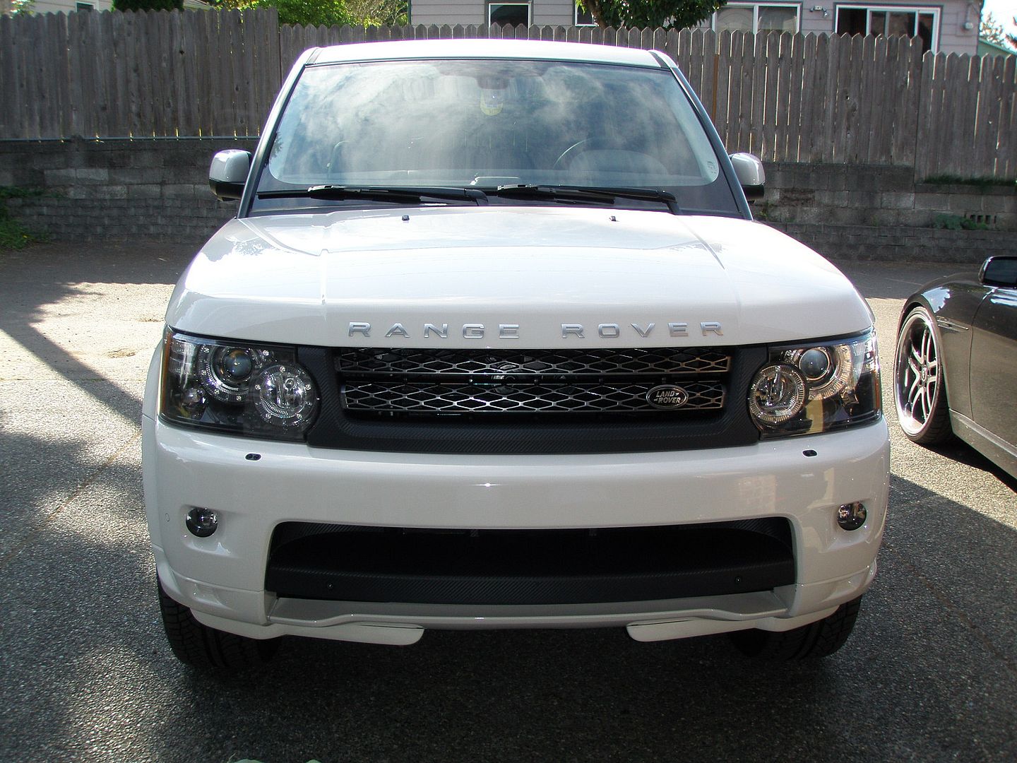 2010 range rover carbon fiber wrapped grill 3m dinoc